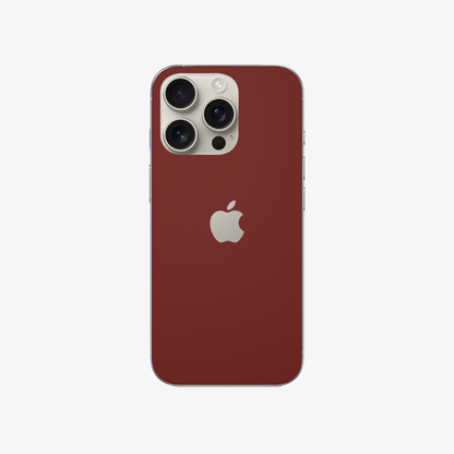 Rouge uni - Sticker pour Iphone