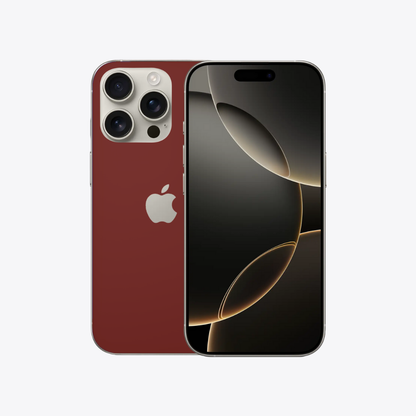 Rouge uni - Sticker pour Iphone