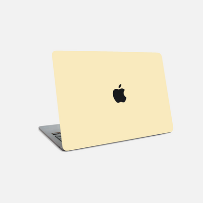 Jaune doux - Sticker pour Mac