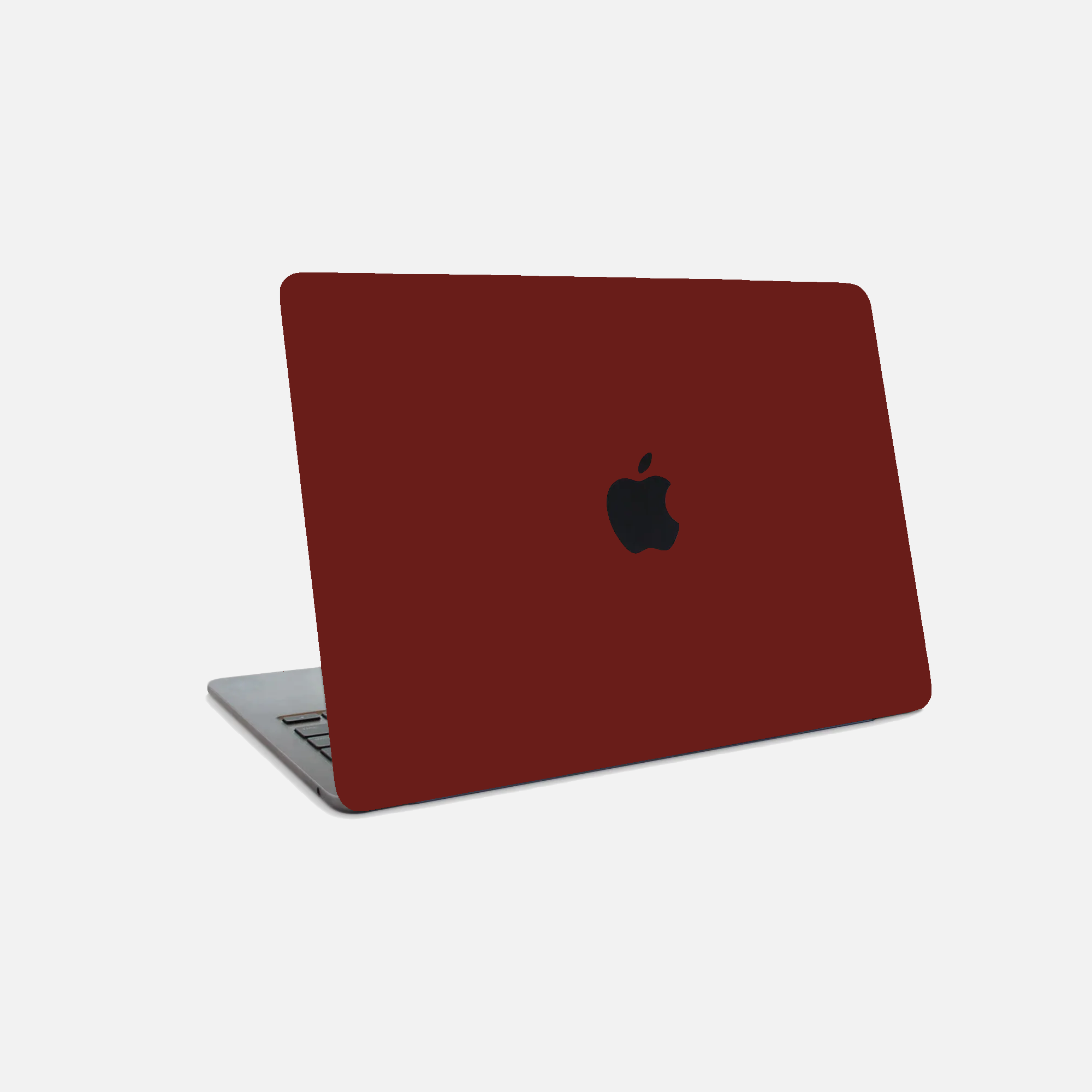 Rouge uni - Sticker pour Mac