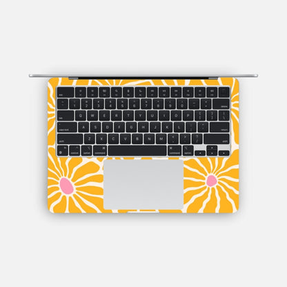 Yellow Flowers - Mac Sticker