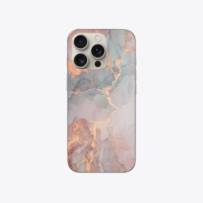 Marbre Coloré - Sticker pour Iphone