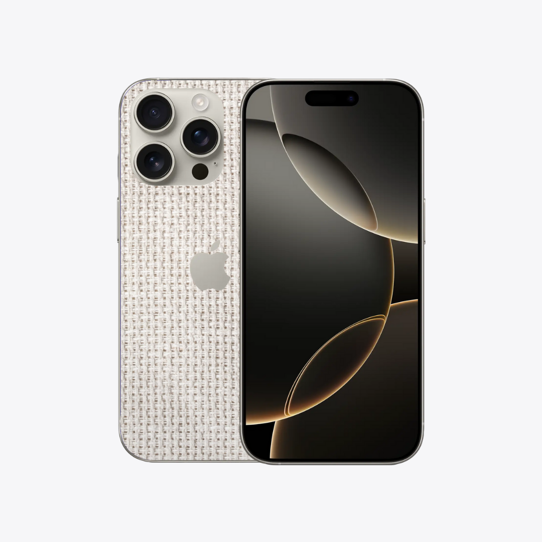 Tissé blanc - Sticker pour Iphone