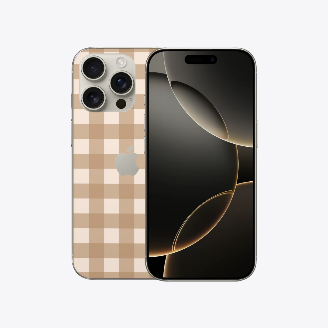 Biscuit beige tiles - Iphone sticker