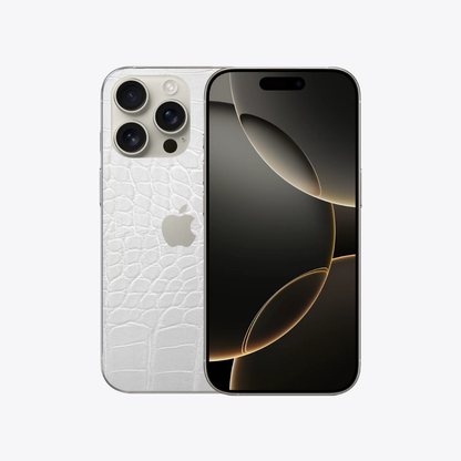 Crocodile-blanc - Sticker pour Iphone