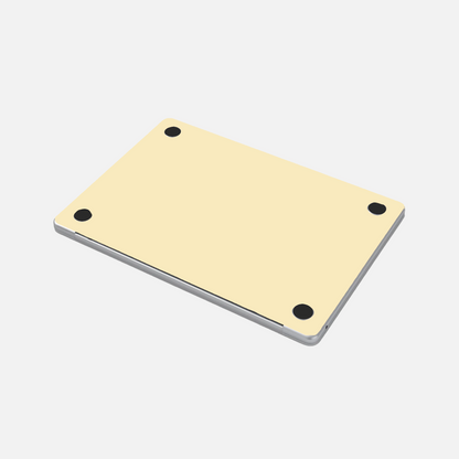 Jaune doux - Sticker pour Mac