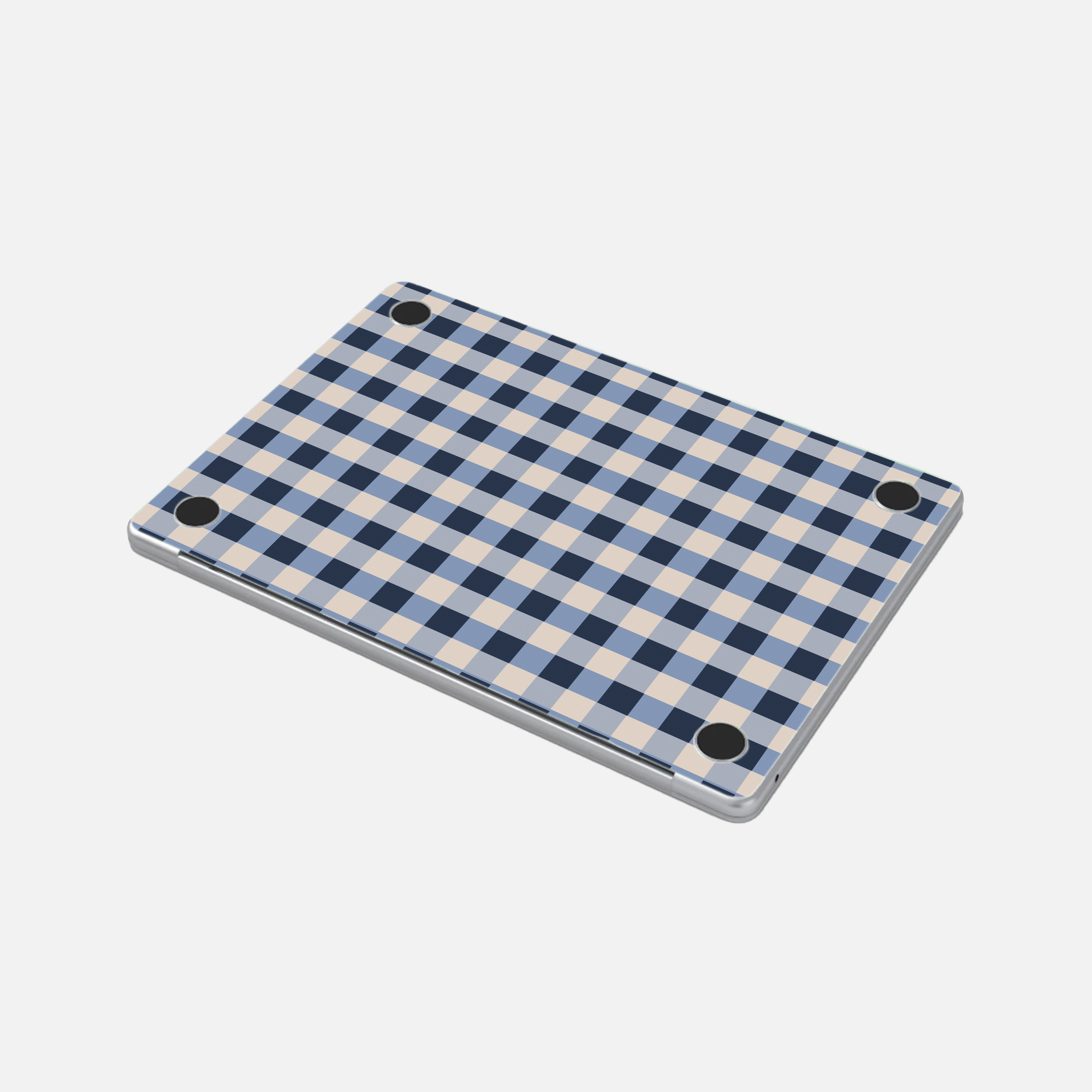 Carreaux bleues - Sticker pour Mac