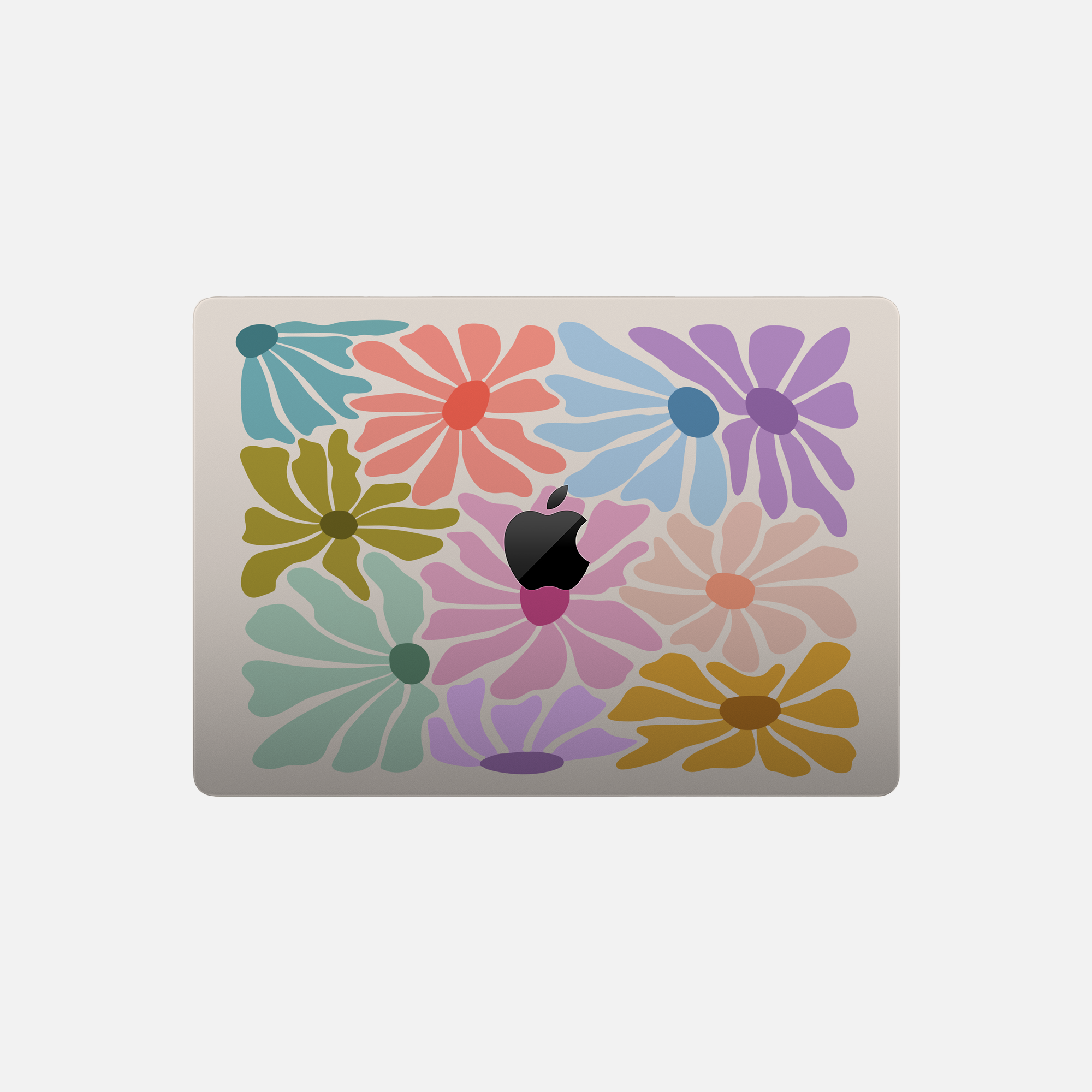 Fleurs sauvages - Sticker pour Mac