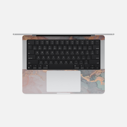 Marbre Coloré - Sticker pour Mac