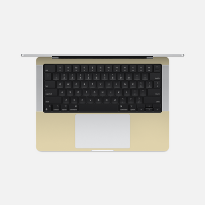 Jaune doux - Sticker pour Mac