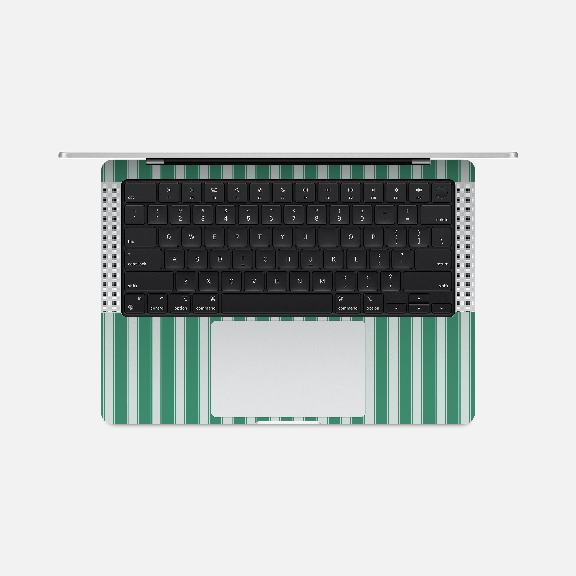 Lignes vertes - Sticker pour Mac