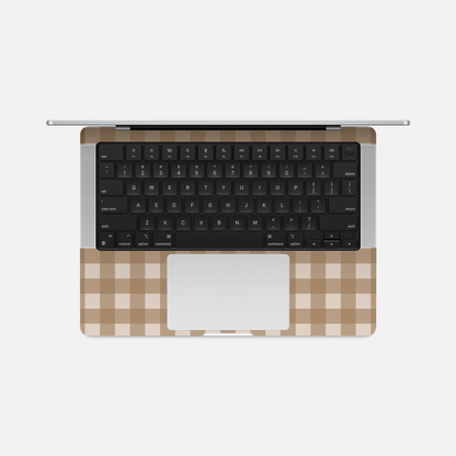 Carreaux beiges biscuit - Sticker pour Mac