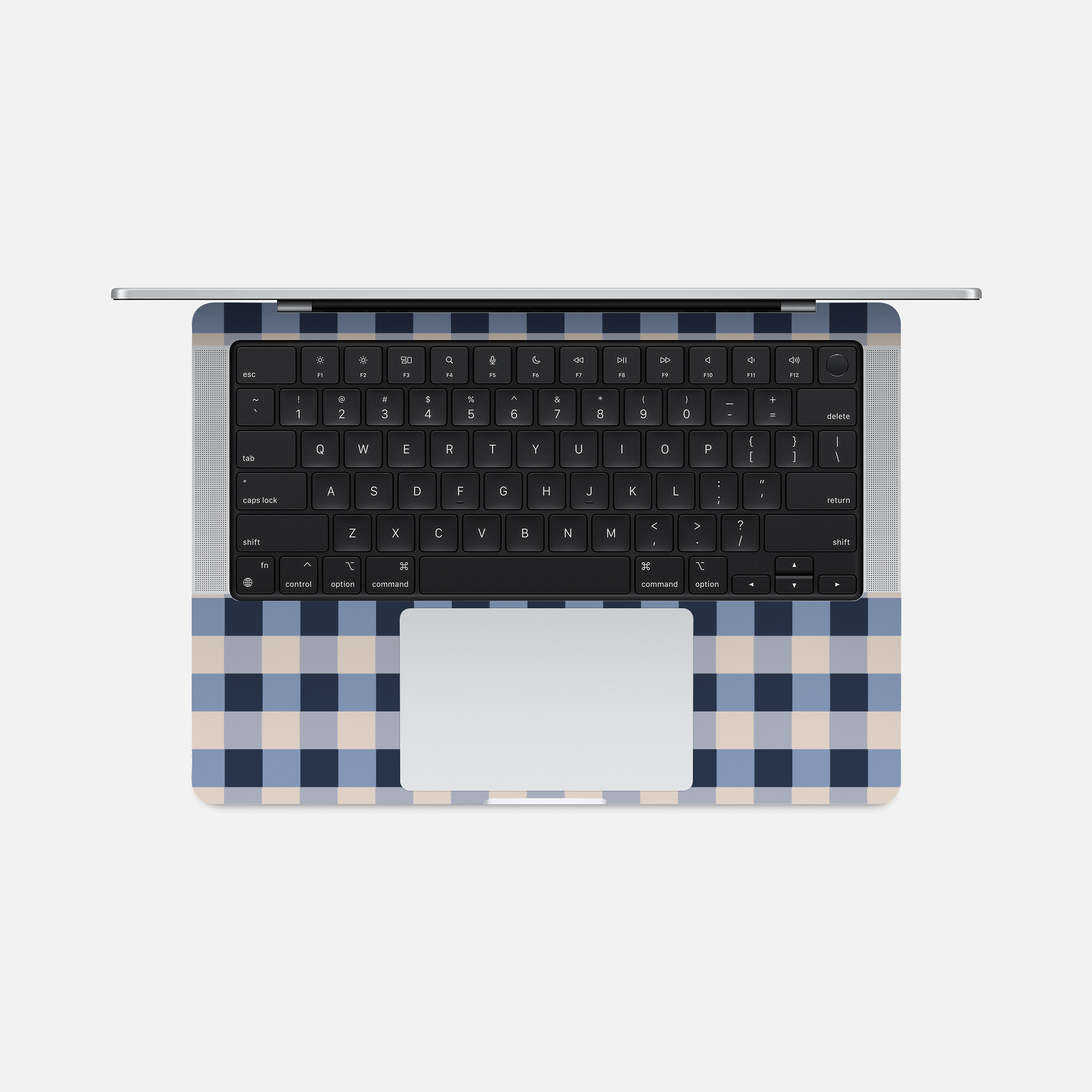 Carreaux bleues - Sticker pour Mac