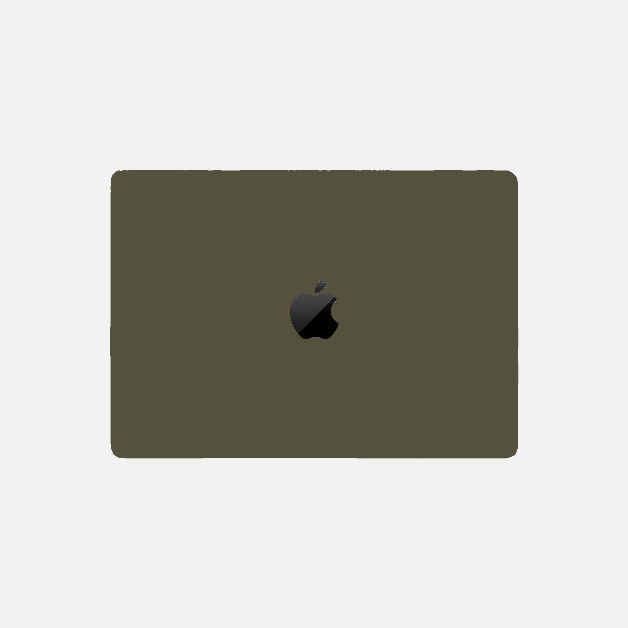 Vert uni - Sticker pour Mac