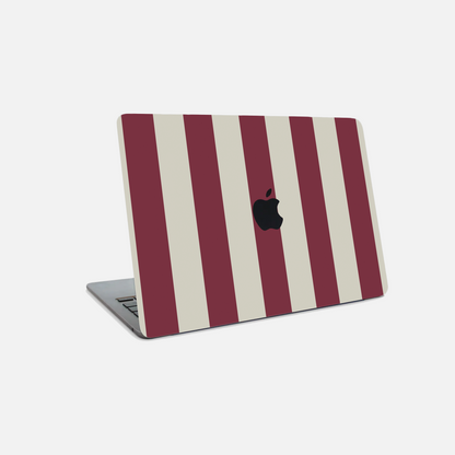 Bandes rouges - Sticker pour Mac