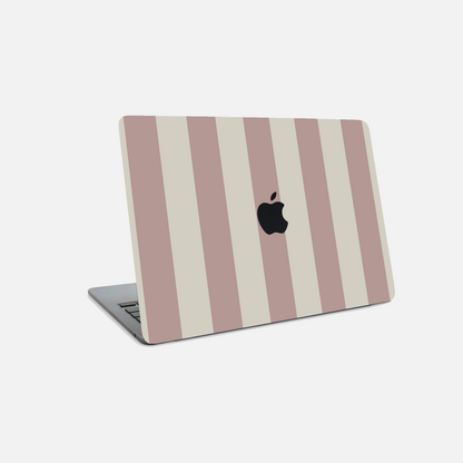 Bandes roses pâle - Sticker pour Mac