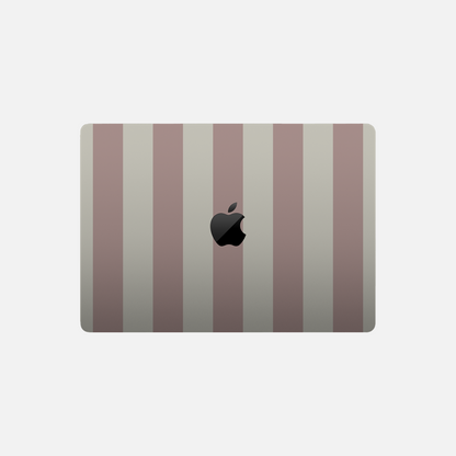 Bandes roses pâle - Sticker pour Mac