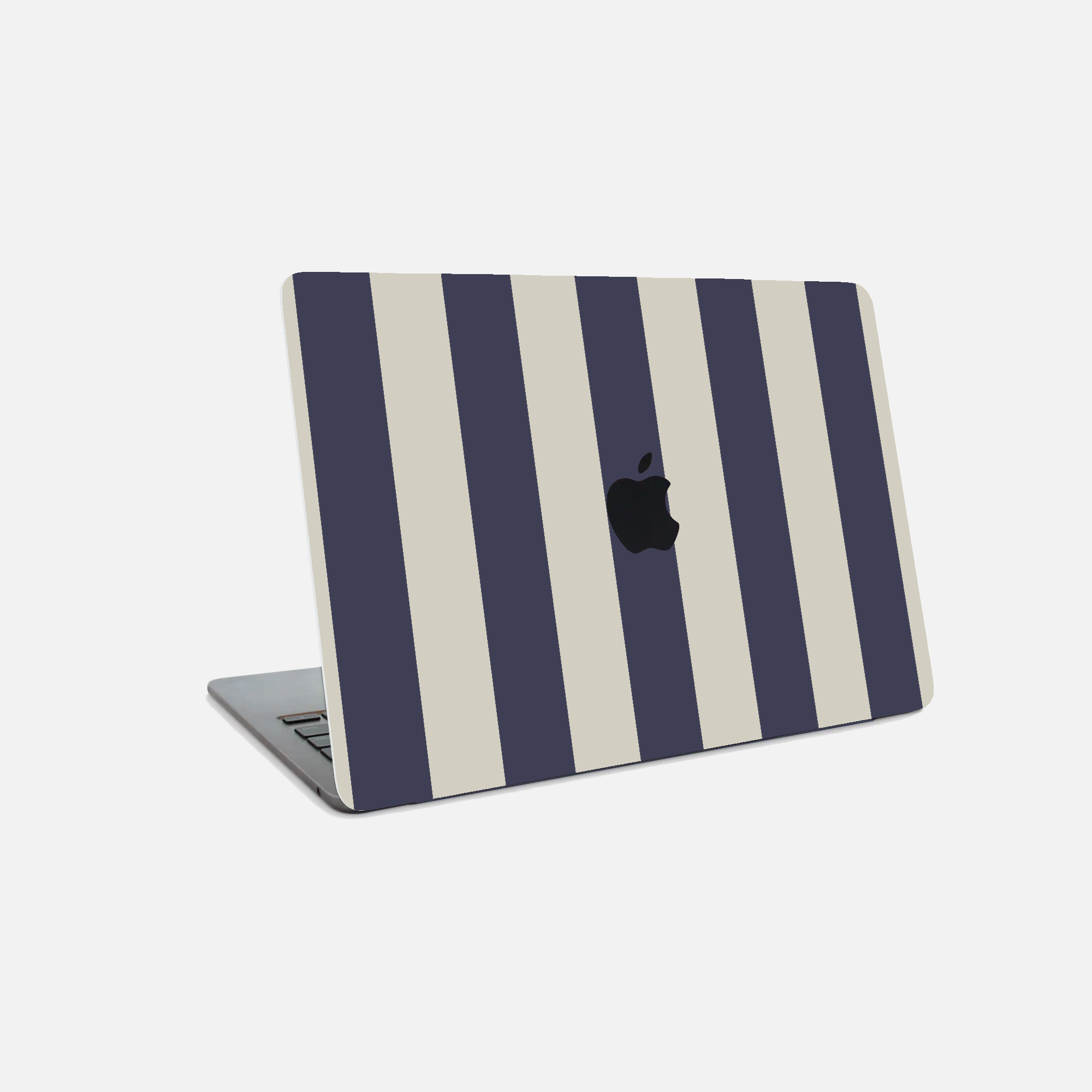 Bandes bleu marine - Sticker pour Mac