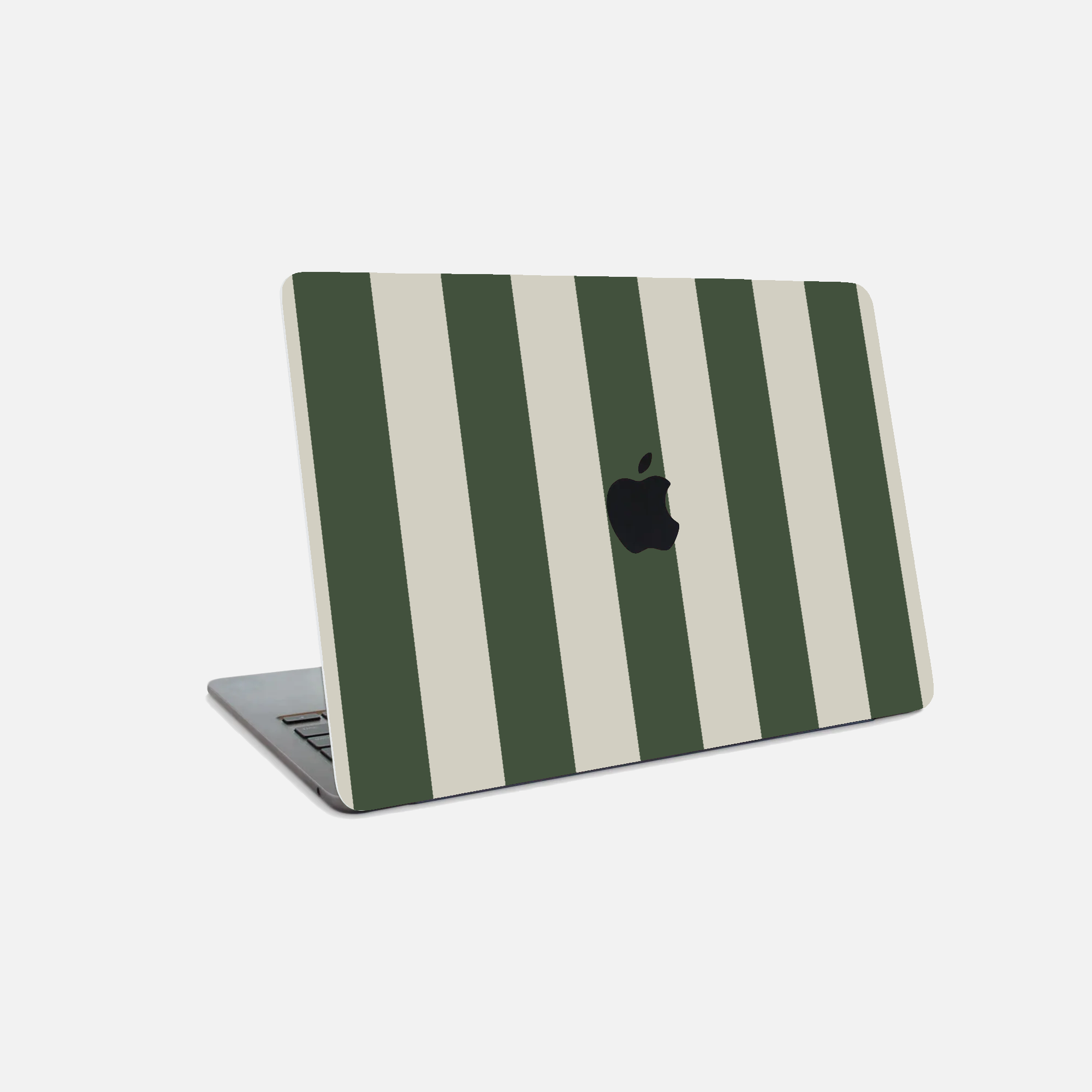 Bandes vertes olive - Sticker pour Mac